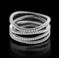 Spiral No.1 – an unconventional diamond ring.